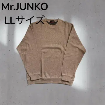 Mr.JUNKO 니트 스웨터 브라운 베이지 빅 사이즈 XL
