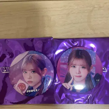 NiziU RIKU 리쿠 캔뱃지 2개 세트