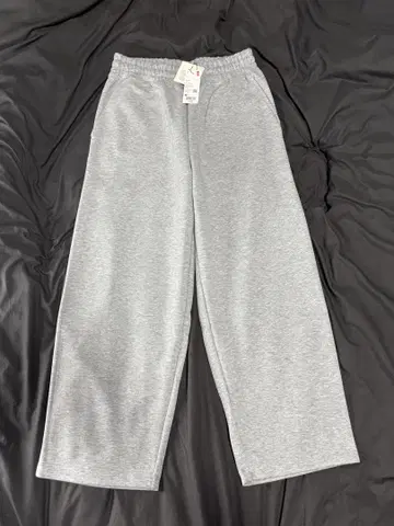 unqlo c sweat wide pants