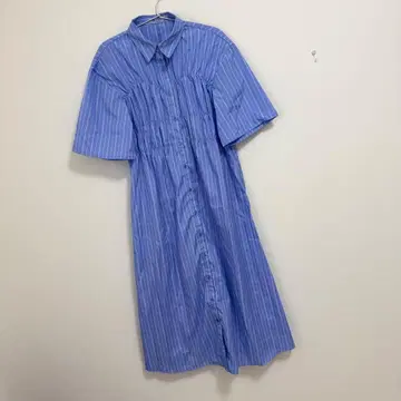 바브 뷔스티에풍 셔츠 원피스