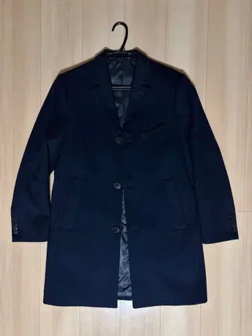 체스터 코트 네이비 H&M 남성용