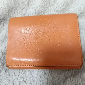 IL BISONTE 오렌지 3단 폴더형 지갑