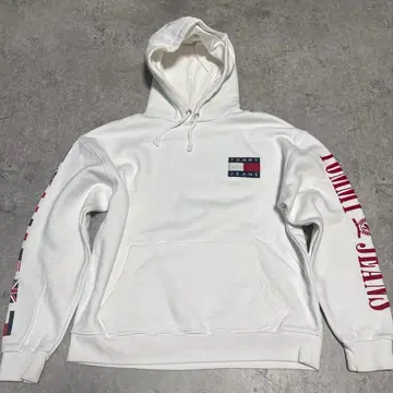 Tommy Jeans 국기 패턴 후드티