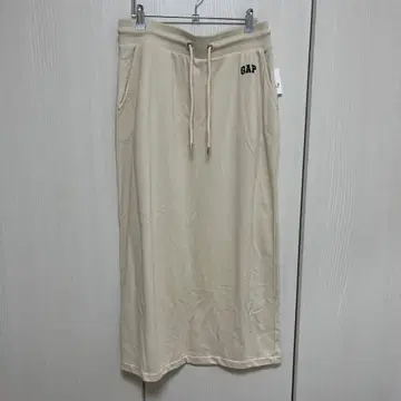 새상품 GAP 베이지 롱 스커트 드로우 스트링 포함