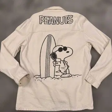 Bershka PEANUTS 스누피 데님 자켓 L