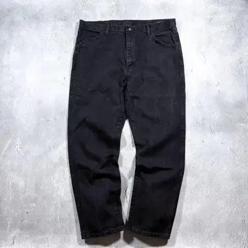 Rustler Reluxed Fit Black Jeans
