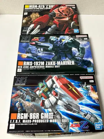 HGUC 1/144 (즈고크) (자쿠 마리너) (짐 III) 3점