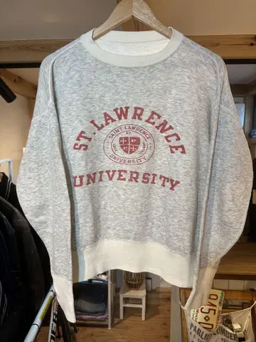 50s vintage sweat 투톤 염색 맨투맨