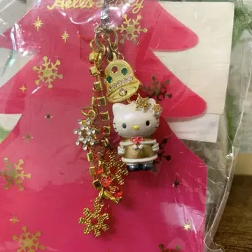 초레어 헬로키티 Vivitix 크리스마스 한정판 큐빅 스트랩