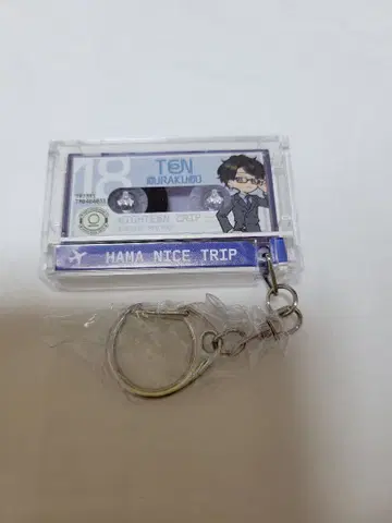 에이트리 18TRIP 전체 회의 츠무구모소에 미니 캐릭터 카세트 키링