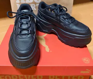 통굽 스니커즈 PUMA 푸마 KARMEN X-TRA 블랙