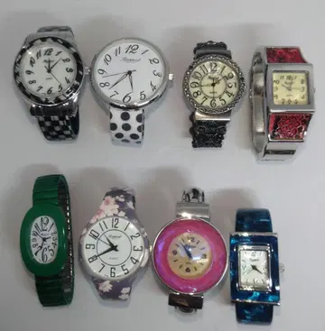패션 손목시계 8종 세트 (작동 미확인)