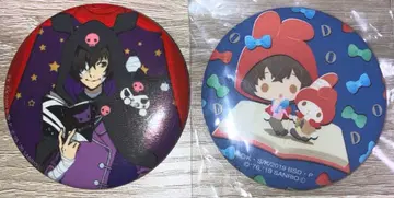 문호 스트레이독스 산리오 캔뱃지 쿠로미 마이멜로디 다자이후