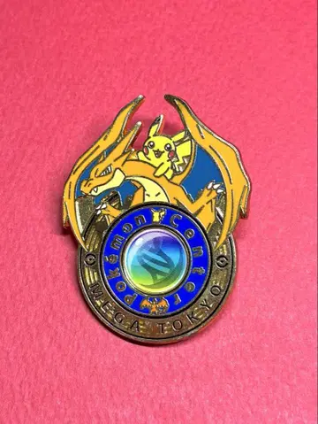 포켓몬 센터 메가 도쿄 로고 핀즈 피카츄 & 메가 리자몽 Y