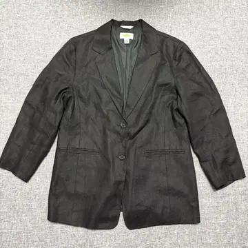 Talbots 블랙 아이리쉬 린넨 테일러드 자켓 사이즈 10