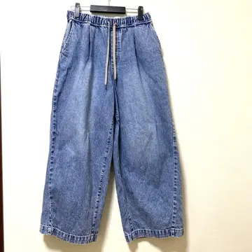 [ 새상품급 ] 데님 와이드 팬츠 사이즈 38