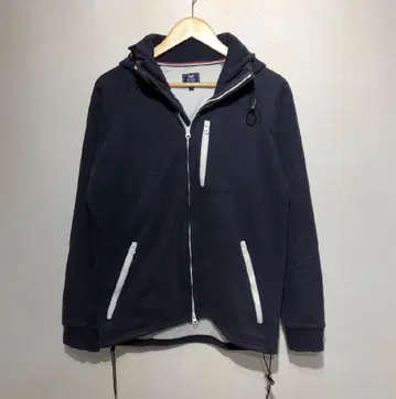 BEAMS HEART 네이비 풀 집업 후드티 M