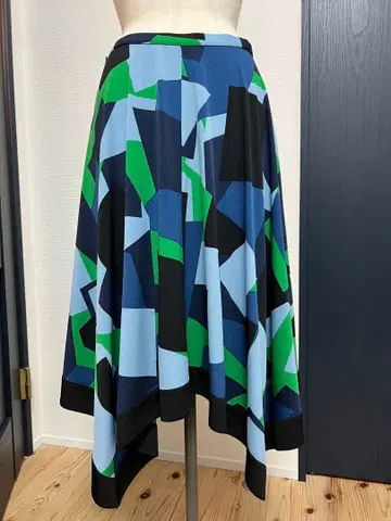 SONIA RYKIEL 소니아 리키엘 기하학 패턴 스커트