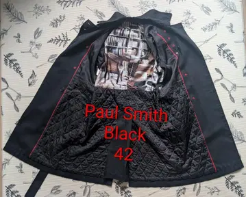 Paul Smith 블랙 트렌치코트 42