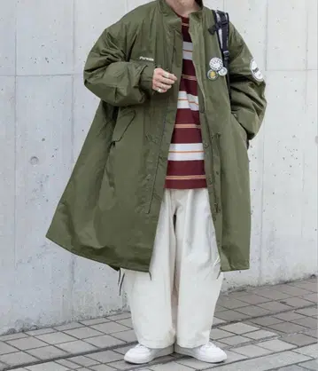 Perushu M-65 모즈 코트 퀼팅 라이너 세트