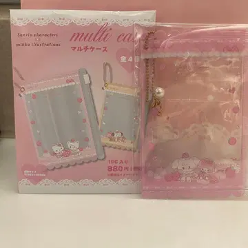 산리오 mikko PVC 멀티 케이스 캐미 피아노