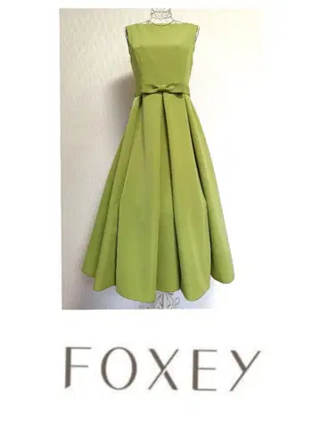 폭시 NY43885 Dress Carmel 리본 벨트 원피스 40