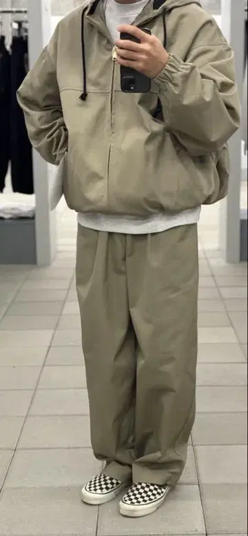 Dickies x SEESEE 배기 팬츠 네이비