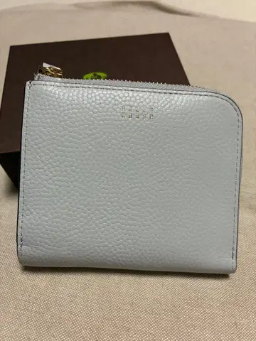 PELLE BORSA 이단 접이식 지갑 아이스 그레이 피네 굿즈