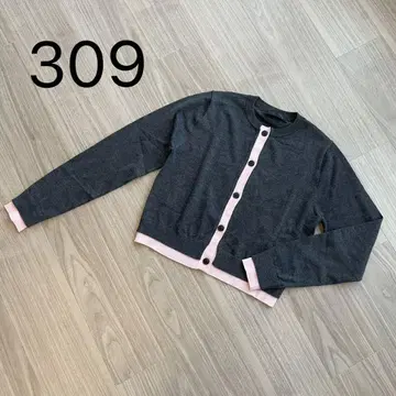 309 ZARA 콤비 니트 가디건 완판템