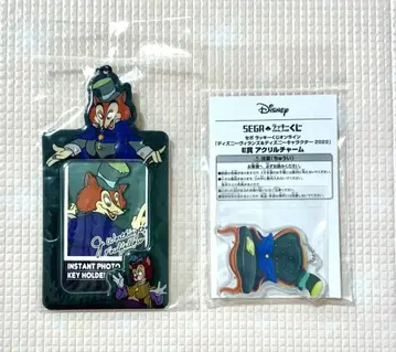 디즈니 빌런즈 파울펠로우 정직한 존 카드 케이스 키링