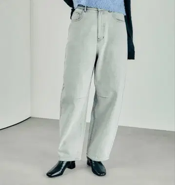 새상품 렙심 커브 데님 팬츠 2 라이트 그레이