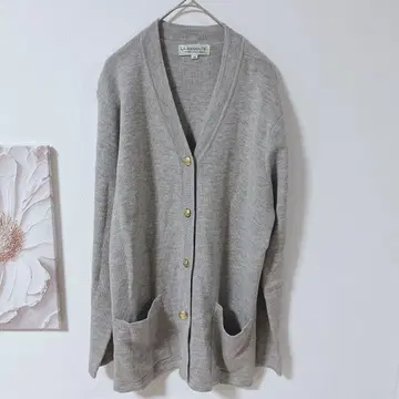 LA REDOUTE 가디건 V자 자켓 방한복 그레이 M