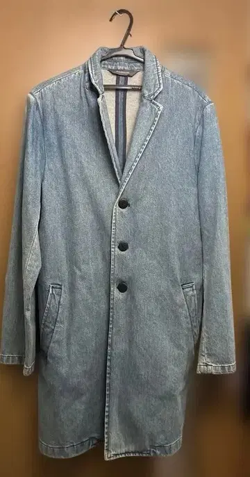 ZARA MAN 데님 체스터 코트