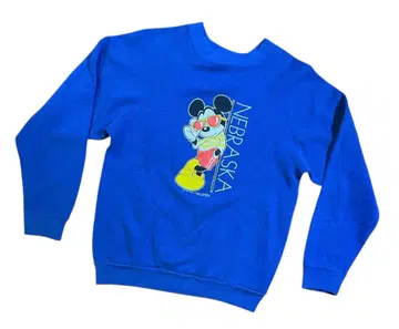 80s 디즈니 미키마우스 맨투맨 여성 사이즈 빈티지