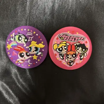 POWER PUFF GIRLS 자수 캔뱃지