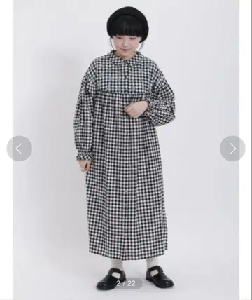 [ 마카베 앨리스XSamansaMos 2 ] 가슴 자수 원피스