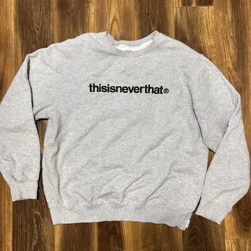 thisisneverthat 맨투맨 트레이닝복 그레이