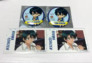 테니프리 이온 카드 테니스의 왕자님 에치젠 료마 캔뱃지 콜라보