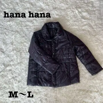 hanahana 블랙 패딩 자켓 다운풍 M~L 대응 여성용