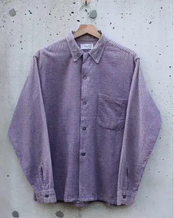 60s Sandy Mac Donald 코튼 프린트 플란넬 셔츠