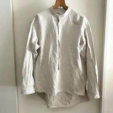 RAKINES 밴드 카라 셔츠 남성용