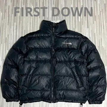 빅 사이즈 퍼스트다운 리버서블 다운 자켓 드로우 코드 XL