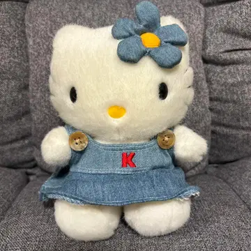 키티 봉제 인형 1999 데님 스커트