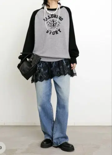 미사용 새상품 [ CASHMERE INTARSIA KNIT ]
