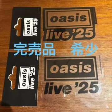 oasis 스티커 2종류 live'25 오아시스 2025 라이브