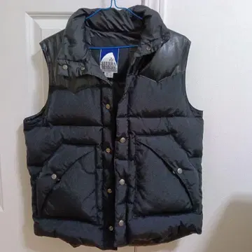 SIERRA DESIGNS 블랙 다운 베스트 S/M