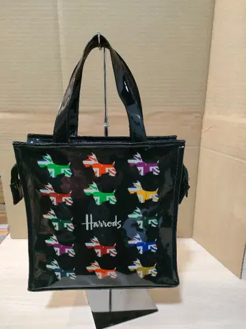 [ 새상품급 ] 레어 Harrods 토트백 스코티시 테리어