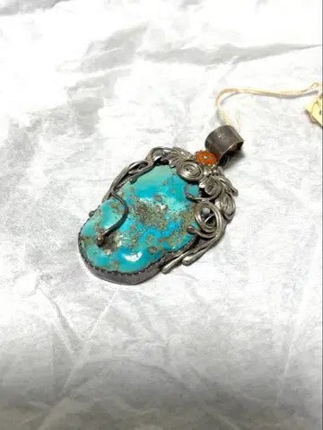 [미사용 새상품] 터콰이즈 실버 펜던트