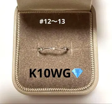 K10 다이아몬드 반지 WG