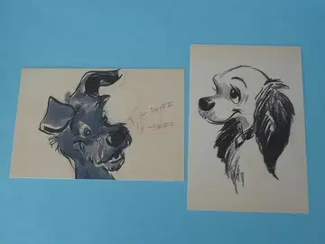 디즈니 레이디 & 트럼프 완다풀 라이프 엽서 세트